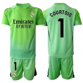 Real Madrid Thibaut Courtois #1 Keeper Uit tenue voor kinderen 2025-26 Korte Mouwen (+ broek)