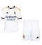 Real Madrid Thuis tenue voor kinderen 2023-24 Korte Mouwen (+ broek)