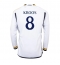 Real Madrid Toni Kroos #8 Thuis tenue 2023-24 Lange Mouwen