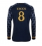 Real Madrid Toni Kroos #8 Uit tenue 2023-24 Lange Mouwen