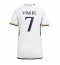 Real Madrid Vinicius Junior #7 Thuis tenue voor Dames 2023-24 Korte Mouwen
