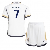 Real Madrid Vinicius Junior #7 Thuis tenue voor kinderen 2023-24 Korte Mouwen (+ broek)