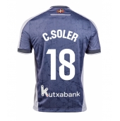 Real Sociedad Carlos Soler #18 Uit tenue 2025-26 Korte Mouwen