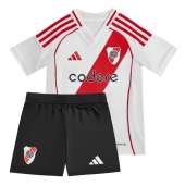 River Plate Thuis tenue voor kinderen 2024-25 Korte Mouwen (+ broek)