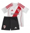 River Plate Thuis tenue voor kinderen 2024-25 Korte Mouwen (+ broek)