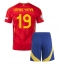 Spanje Lamine Yamal #19 Thuis tenue voor kinderen EK 2024 Korte Mouwen (+ broek)