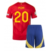Spanje Pedri Gonzalez #20 Thuis tenue voor kinderen EK 2024 Korte Mouwen (+ broek)