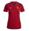 Spanje Thuis tenue voor Dames WK 2022 Korte Mouwen