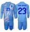 Spanje Unai Simon #23 Keeper Thuis tenue voor kinderen EK 2024 Lange Mouwen (+ broek)