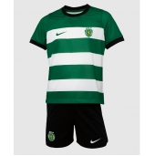 Sporting CP Thuis tenue voor kinderen 2023-24 Korte Mouwen (+ broek)