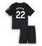 Tottenham Hotspur Brennan Johnson #22 Uit tenue voor kinderen 2025-26 Korte Mouwen (+ broek)