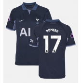 Tottenham Hotspur Cristian Romero #17 Uit tenue 2023-24 Korte Mouwen