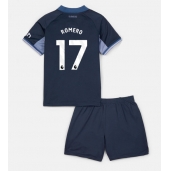 Tottenham Hotspur Cristian Romero #17 Uit tenue voor kinderen 2023-24 Korte Mouwen (+ broek)
