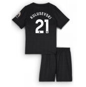 Tottenham Hotspur Dejan Kulusevski #21 Uit tenue voor kinderen 2025-26 Korte Mouwen (+ broek)