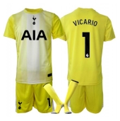 Tottenham Hotspur Guglielmo Vicario #1 Keeper Derde tenue voor kinderen 2025-26 Korte Mouwen (+ broek)