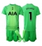 Tottenham Hotspur Guglielmo Vicario #1 Keeper Thuis tenue voor kinderen 2025-26 Korte Mouwen (+ broek)