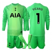 Tottenham Hotspur Guglielmo Vicario #1 Keeper Thuis tenue voor kinderen 2025-26 Lange Mouwen (+ broek)