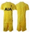 Tottenham Hotspur Keeper Thuis tenue voor kinderen 2024-25 Korte Mouwen (+ broek)