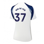 Tottenham Hotspur Micky van de Ven #37 Thuis tenue voor Dames 2025-26 Korte Mouwen