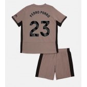 Tottenham Hotspur Pedro Porro #23 Derde tenue voor kinderen 2023-24 Korte Mouwen (+ broek)