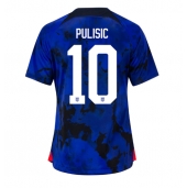 Verenigde Staten Christian Pulisic #10 Uit tenue voor Dames WK 2022 Korte Mouwen