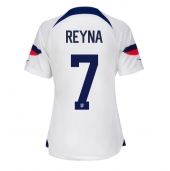 Verenigde Staten Giovanni Reyna #7 Thuis tenue voor Dames WK 2022 Korte Mouwen