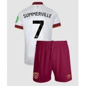 West Ham United Crysencio Summerville #7 Derde tenue voor kinderen 2024-25 Korte Mouwen (+ broek)