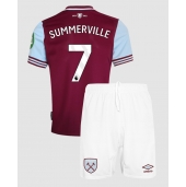 West Ham United Crysencio Summerville #7 Thuis tenue voor kinderen 2024-25 Korte Mouwen (+ broek)
