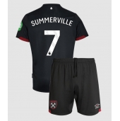 West Ham United Crysencio Summerville #7 Uit tenue voor kinderen 2024-25 Korte Mouwen (+ broek)