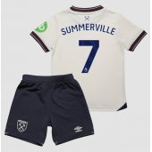 West Ham United Crysencio Summerville #7 Uit tenue voor kinderen 2025-26 Korte Mouwen (+ broek)