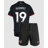 West Ham United Edson Alvarez #19 Uit tenue voor kinderen 2024-25 Korte Mouwen (+ broek)