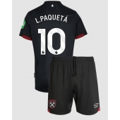 West Ham United Lucas Paqueta #10 Uit tenue voor kinderen 2024-25 Korte Mouwen (+ broek)
