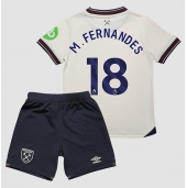 West Ham United Mateus Fernandes #18 Uit tenue voor kinderen 2025-26 Korte Mouwen (+ broek)