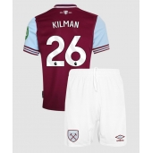 West Ham United Max Kilman #26 Thuis tenue voor kinderen 2024-25 Korte Mouwen (+ broek)
