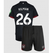 West Ham United Max Kilman #26 Uit tenue voor kinderen 2024-25 Korte Mouwen (+ broek)