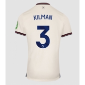 West Ham United Max Kilman #3 Uit tenue 2025-26 Korte Mouwen