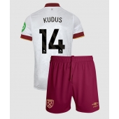 West Ham United Mohammed Kudus #14 Derde tenue voor kinderen 2024-25 Korte Mouwen (+ broek)