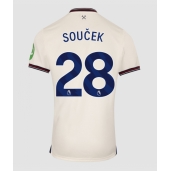 West Ham United Tomas Soucek #28 Uit tenue 2025-26 Korte Mouwen