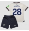 West Ham United Tomas Soucek #28 Uit tenue voor kinderen 2025-26 Korte Mouwen (+ broek)