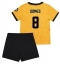 Wolves Joao Gomes #8 Thuis tenue voor kinderen 2025-26 Korte Mouwen (+ broek)
