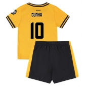 Wolves Matheus Cunha #10 Thuis tenue voor kinderen 2024-25 Korte Mouwen (+ broek)