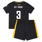 Wolves Rayan Ait-Nouri #3 Uit tenue voor kinderen 2024-25 Korte Mouwen (+ broek)
