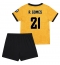 Wolves Rodrigo Gomes #21 Thuis tenue voor kinderen 2025-26 Korte Mouwen (+ broek)