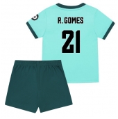 Wolves Rodrigo Gomes #21 Uit tenue voor kinderen 2025-26 Korte Mouwen (+ broek)