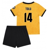 Wolves Tolu Arokodare #14 Thuis tenue voor kinderen 2025-26 Korte Mouwen (+ broek)